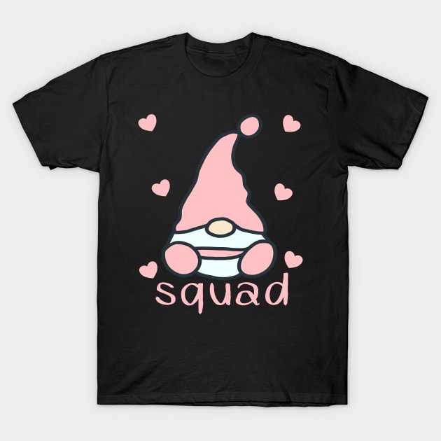 Funny Gnome Birthday Squad Group T-Shirt by beautifulhandmadeart